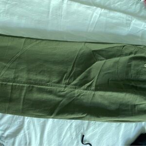 Liz Claiborne Green Capris Relaxed Fit Casual Wear